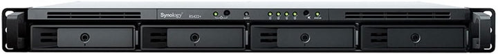 Synology 4-Bay Rackmount NAS RackStation RS422+ (Diskless), Schwarz 1U 4 Schächte (RS422+) NAS RackS