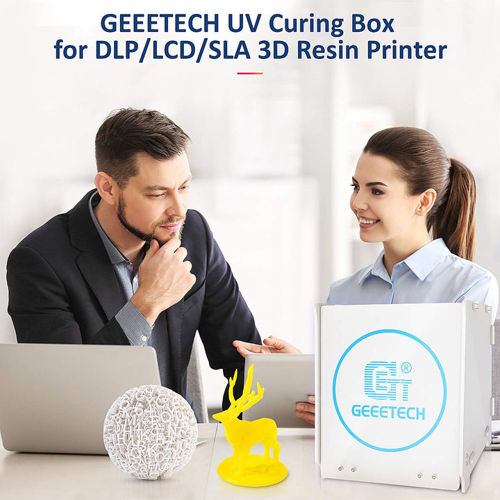 GIANTARM GEEETECH Harz UV Härtungsbox, Rotierend 405nm UV Licht Aushärtung Maschine, UV-Harz Aushärt