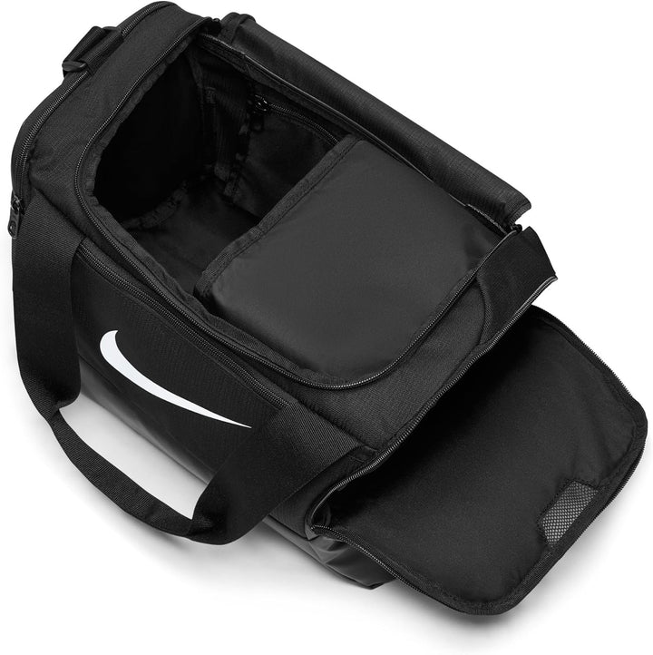 Nike Brasilia 9.5 Trainingstasche (XS, 25 l), DM3977 Black/Black/White Einheitsgrösse, Black/Black/W