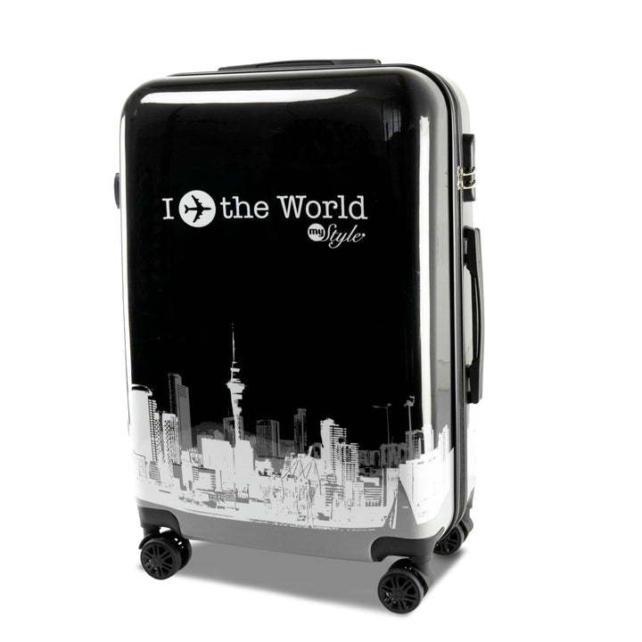 Xonic Design Reisekoffer - Hartschalen-Koffer mit 360° Leichtlauf-Rollen - hochwertiger Trolley mit