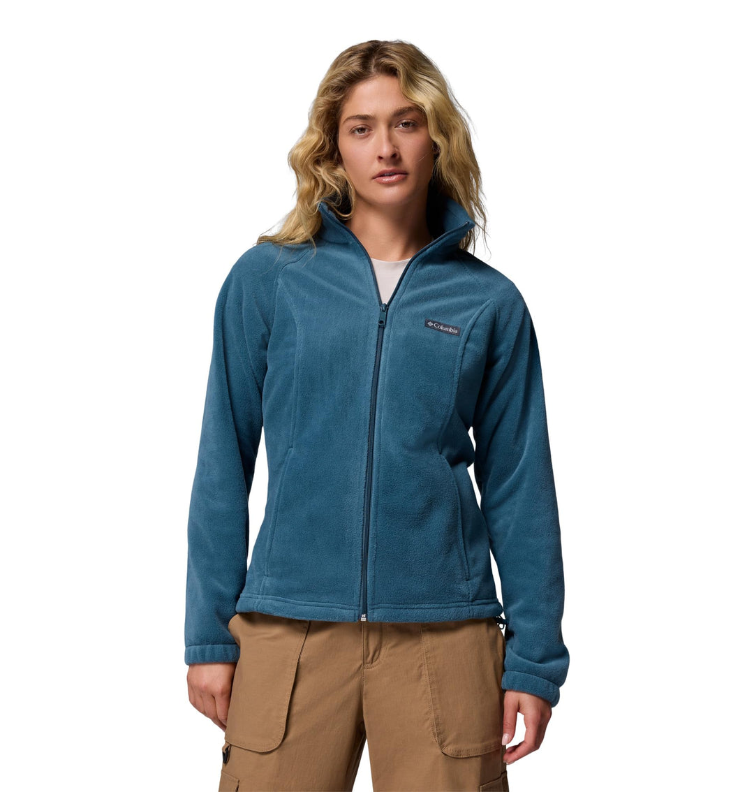 Columbia Benton Springs Damen-Fleecejacke mit durchgehendem Reissverschluss XS Petite Everblue, XS P