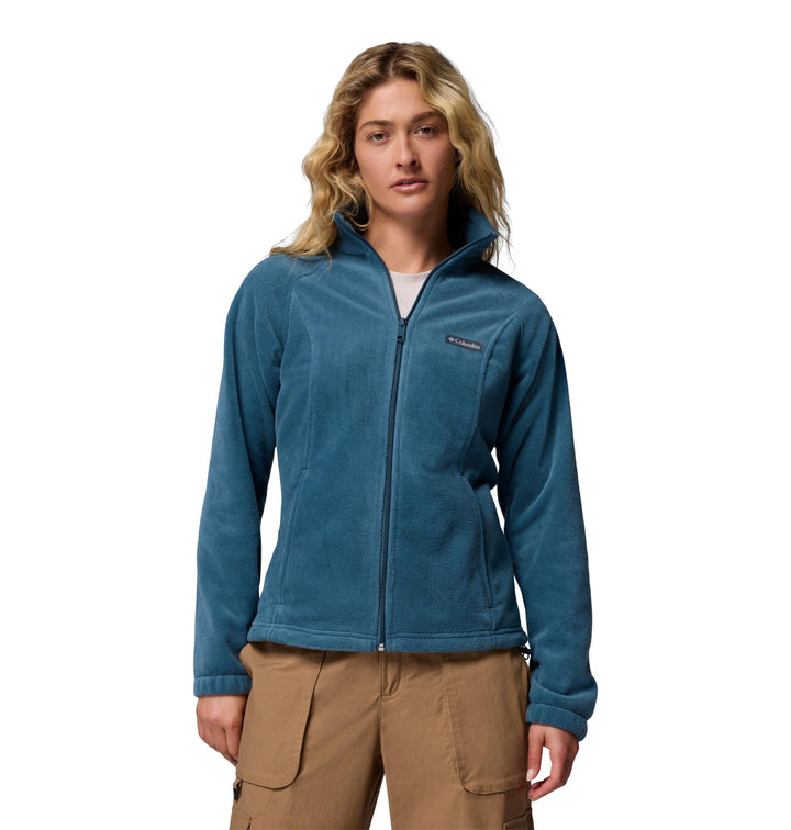 Columbia Benton Springs Damen-Fleecejacke mit durchgehendem Reissverschluss XS Petite Everblue, XS P