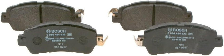 Bosch BP2006 Bremsbeläge - Vorderachse - ECE-R90 Zertifizierung - vier Bremsbeläge pro Set