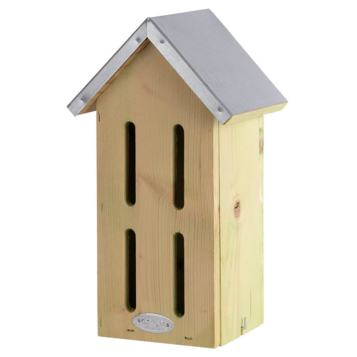 Esschert Design Schmetterlingshaus, Nistkasten aus Holz mit Blechdach, ca. 19 cm x 15 cm x 33 cm bra