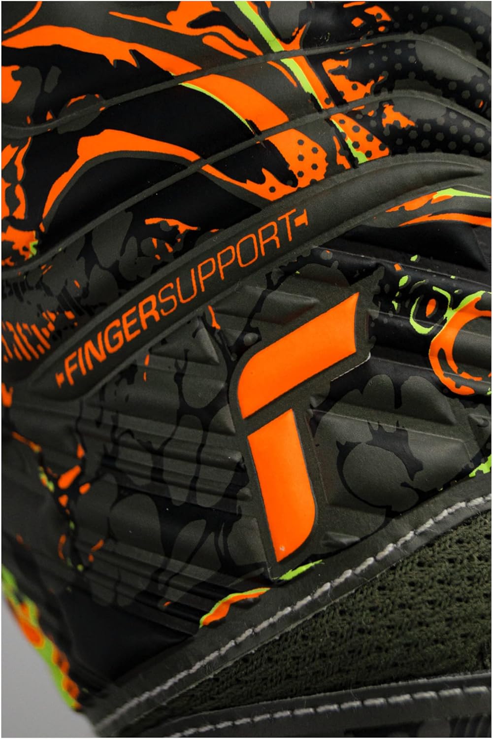 Reusch Attrakt Solid Finger Support TW-Handschuhe Kids Kinder 4 gruenorange, 4 gruenorange