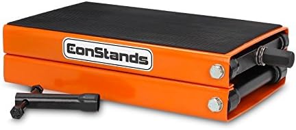 ConStands - Motorrad-Hebebühne für Chopper/Custombike Hydraulisch Sicherung Orange CB58511