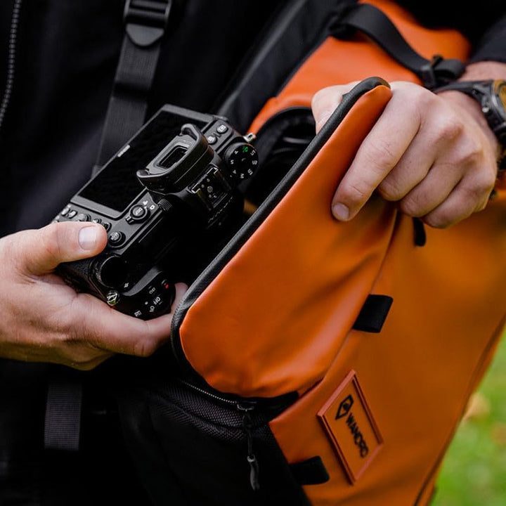 WANDRD All-New PRVKE Fotografie-Reise-Rucksack und Fotografie-Pack Orange wenig, Orange wenig