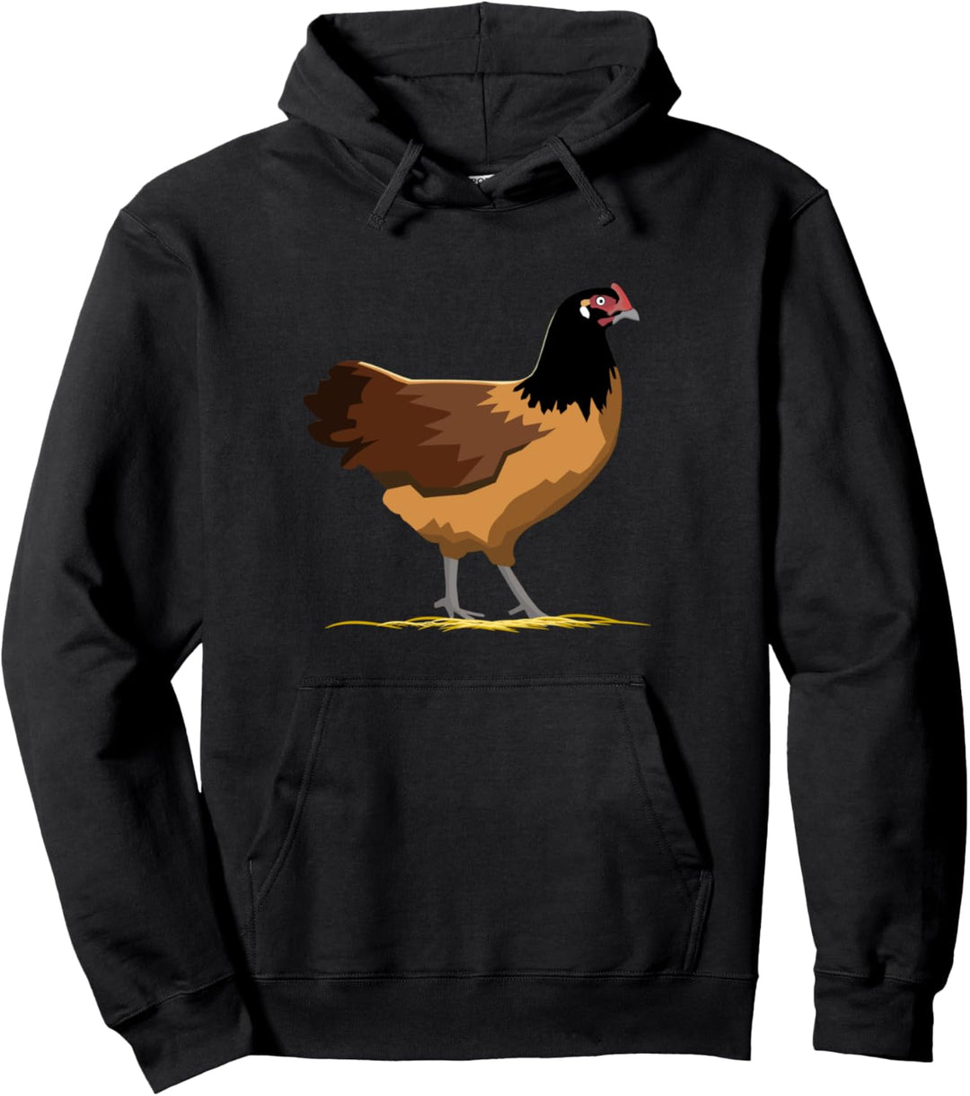 Buntes Vorwerkhuhn Hühner Vorwerks Huhn Landwirt Pullover Hoodie
