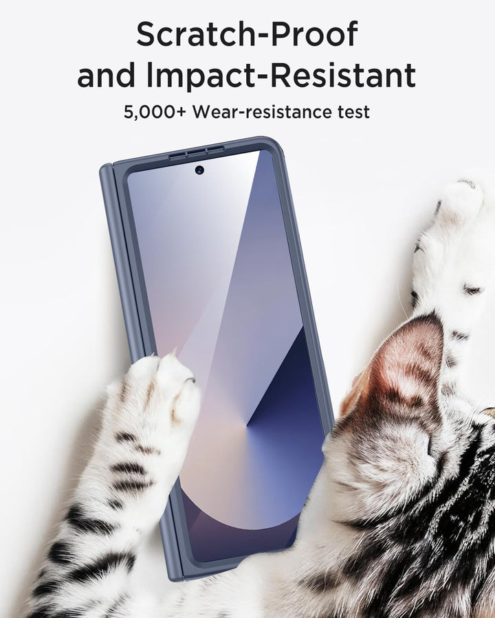 Miimall Kompatibel mit Samsung Galaxy Z Fold 7 Magnetisch Hülle, Anti-SPY Displayschutz & Scharniers
