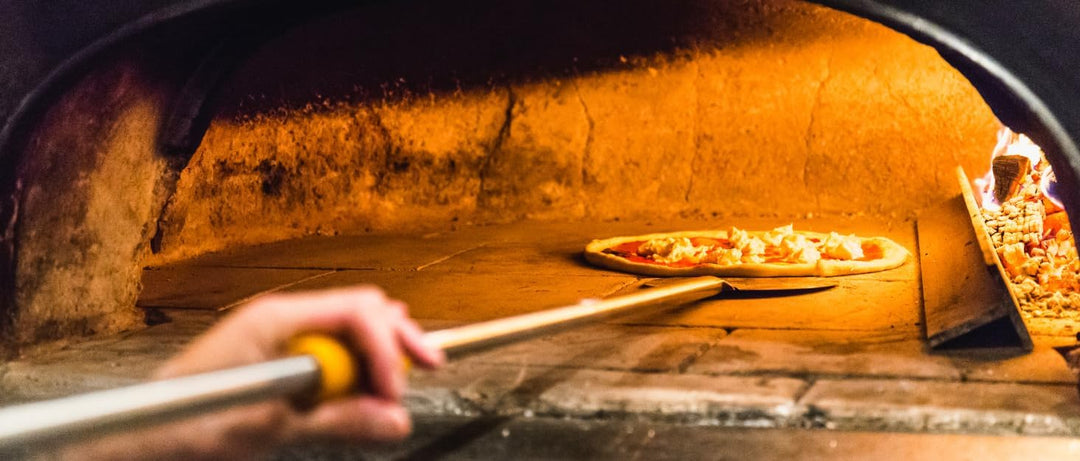 Firewolf XL Pizzaofen Zubehör Set aus Edelstahl 100 cm, Pizzaschaufel, Pizzaschieber, Pizzawender, P