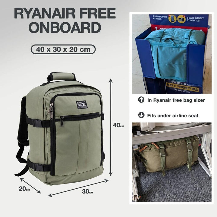 Cabin Max Metz - 40x30x20 Rucksack : Ideales Handgepäck und Reiserucksack für Flugzeug, Reisetasche