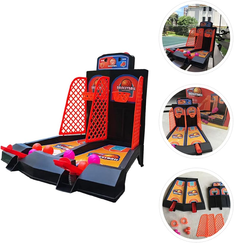 Mini-Basketballspiel, Desktop-Basketball-Spiel-Set, ein oder zwei Spieler, Finger-Basketball-Schiess