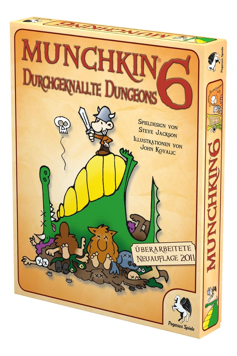 Pegasus Spiele 17216G - Munchkin 6, Durchgeknallte Dungeons, Spielzeug