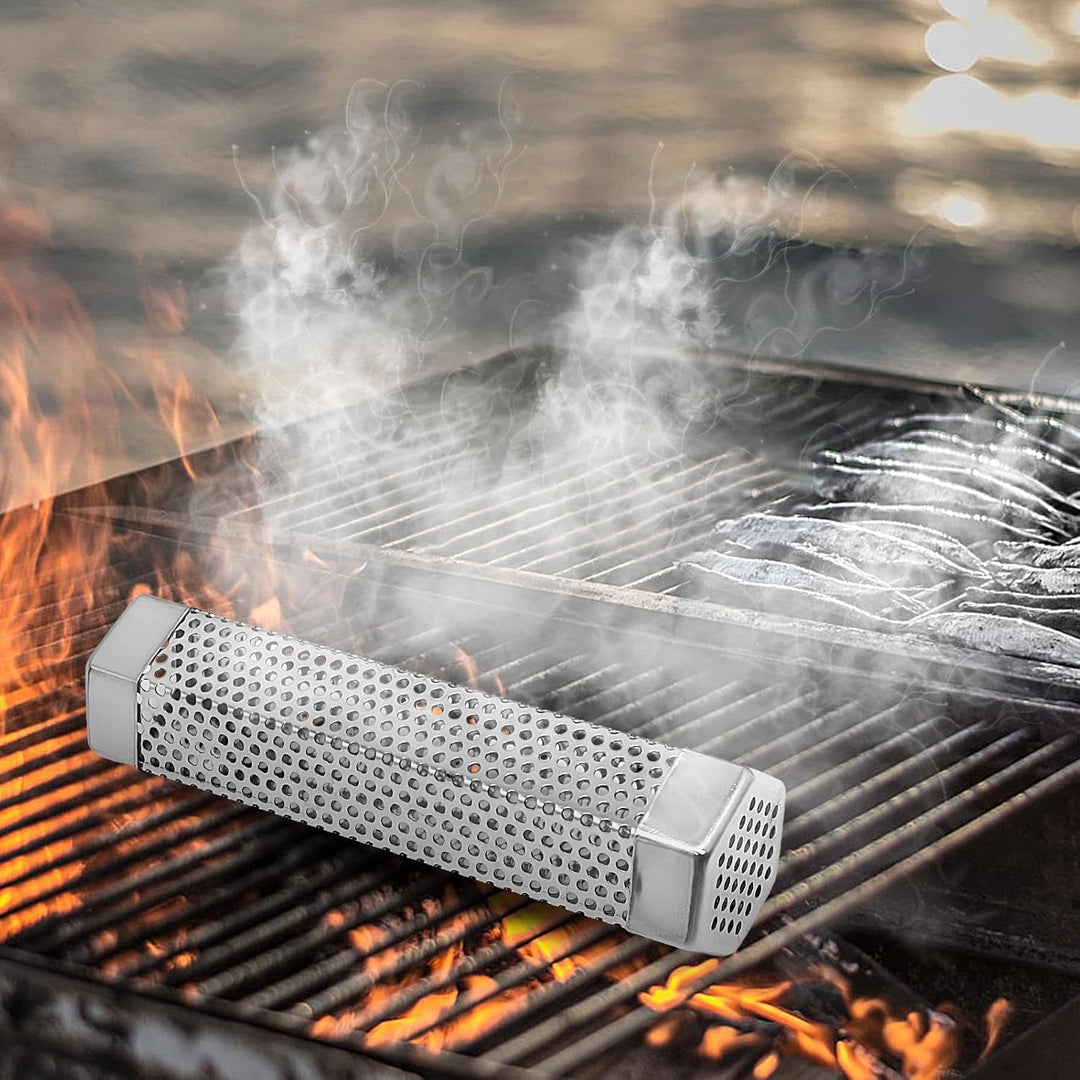 Pellet -Raucherrohr, Raucherrohr für Pelletgrill,Heisser geräucherter Rohr rostfreier Stahl | -infun