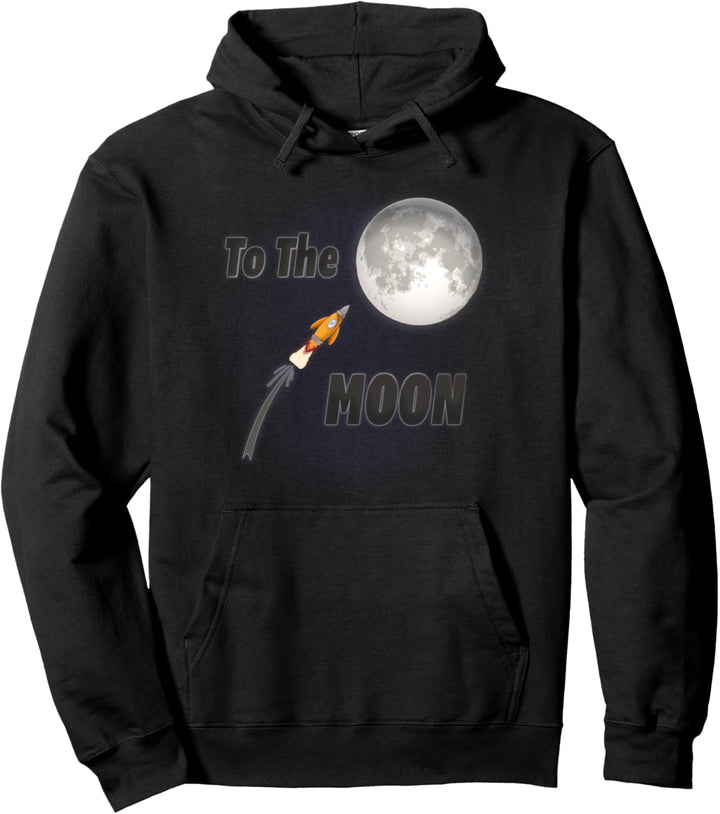 To The Moon - zum Moon Pullover Hoodie