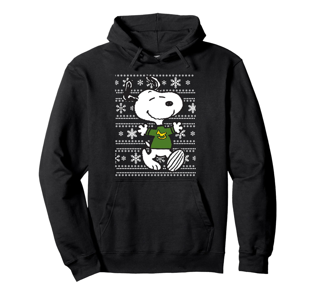 Peanuts Urlaub Snoopy Schneeflocken Pullover Hoodie
