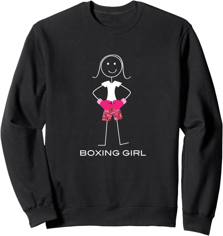 Lustige Frauen Boxen, Box, Mädchen Boxer Geschenke Sweatshirt