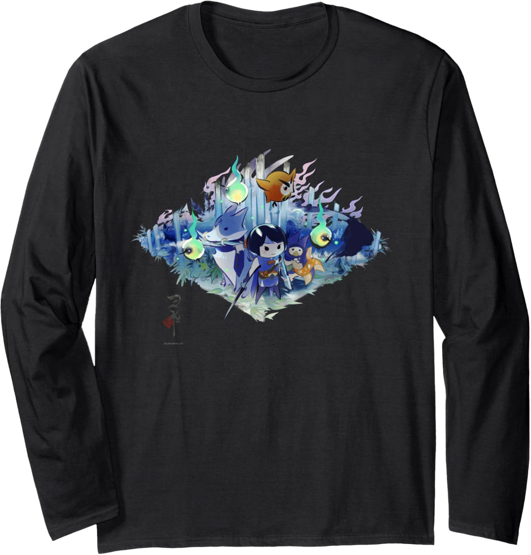 MONSTER HUNTER RISE Kamura Village Langarmshirt