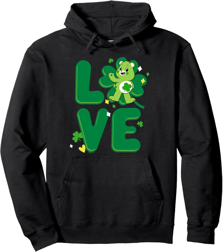 Care Bears: Unlock the Magic Good Luck Bear Love Pullover Hoodie
