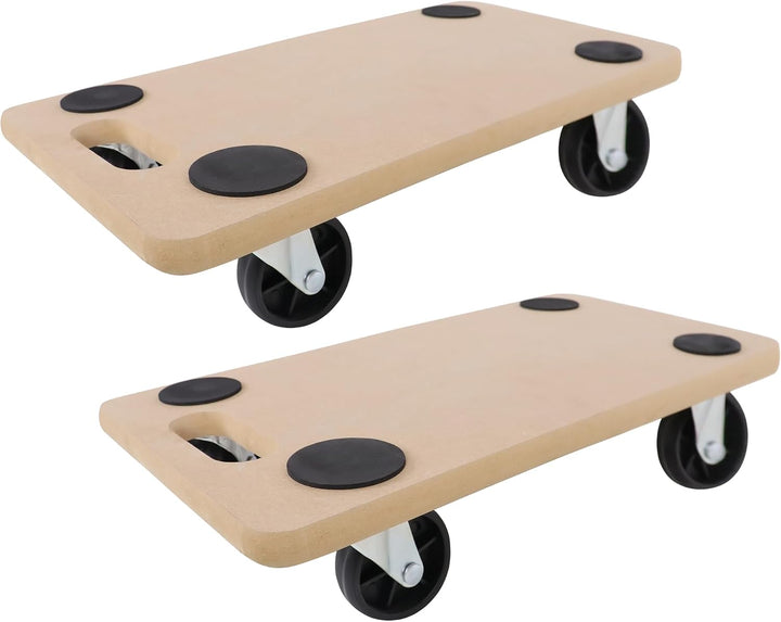 XMTECH Transportroller 580 x 290 mm, 200 kg Maximal Tragkraft, Rollbrett MDF Möbelroller Möbelhund R