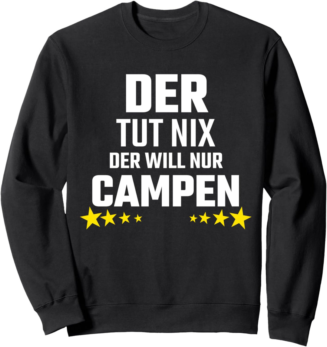 Camper & Camping Geschenk für Wohnwagen Urlauber Campen Sweatshirt