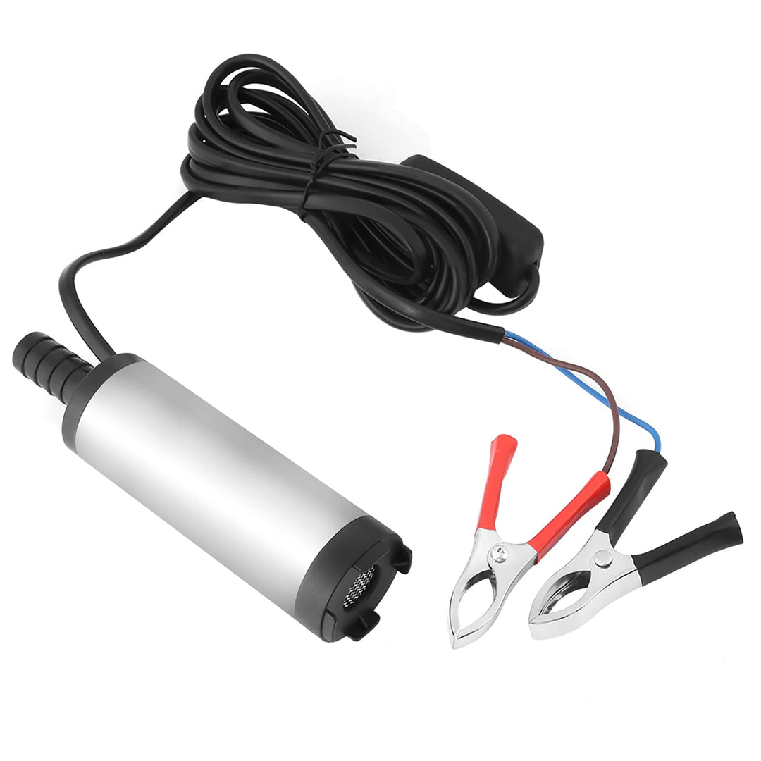 12V 3,8cm 12L /min Edelstahl Tauchpumpe Entladung Diesel Wasser Kerosin Tanken Werkzeug 8500r/m