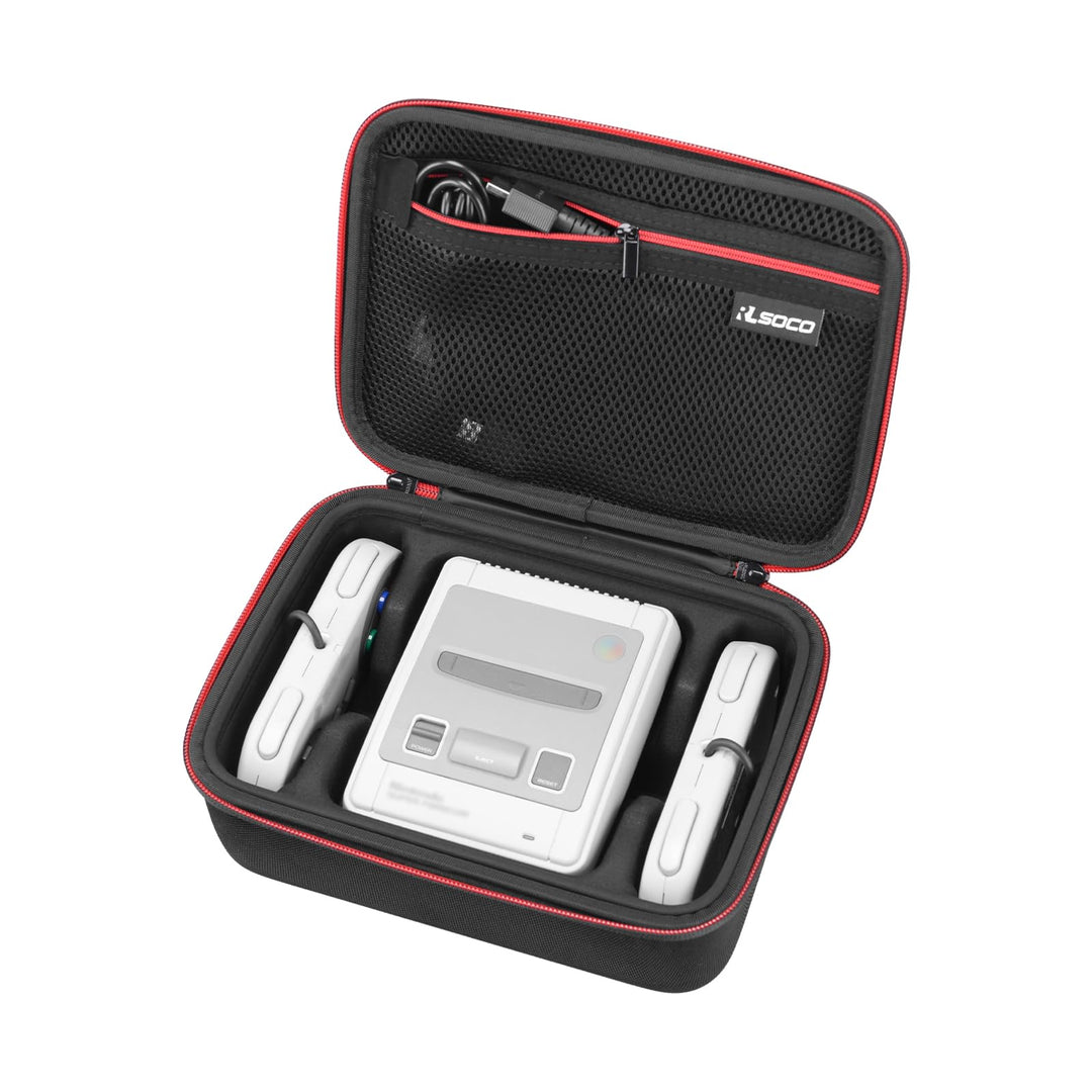 RLSOCO Tragetasche für Nintendo Classic Mini:Super Nintendo Entertainment System/SNES Classic Mini/P
