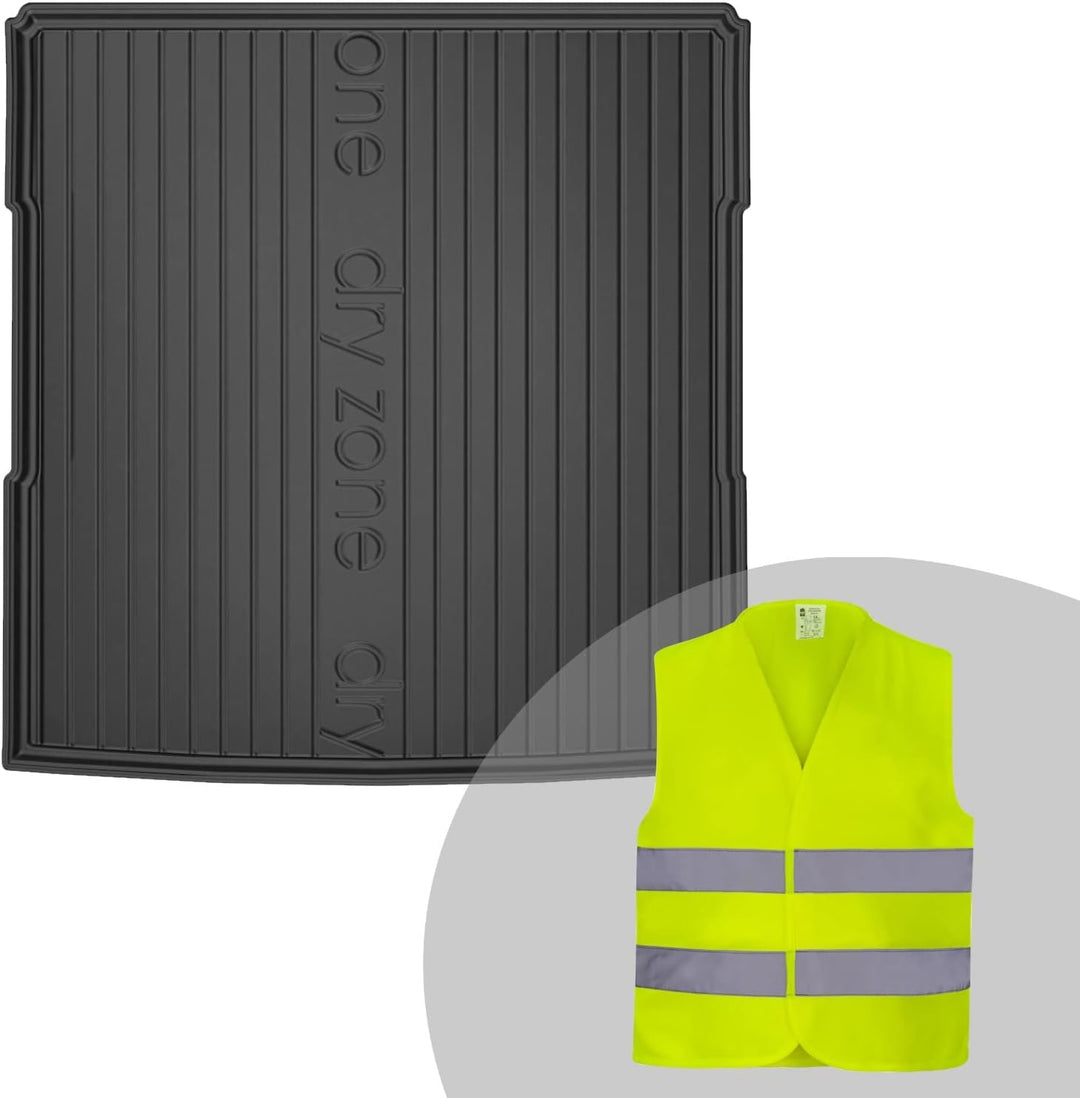 FROGUM DryZone Gummimatte Ganzjährige Praktische Auto Kofferraummatte Kofferraumwanne passend für Sk