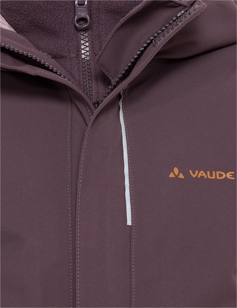 Kids Campfire 3in1 Jacket Girls 98 blackberry/brown, 98 blackberry/brown