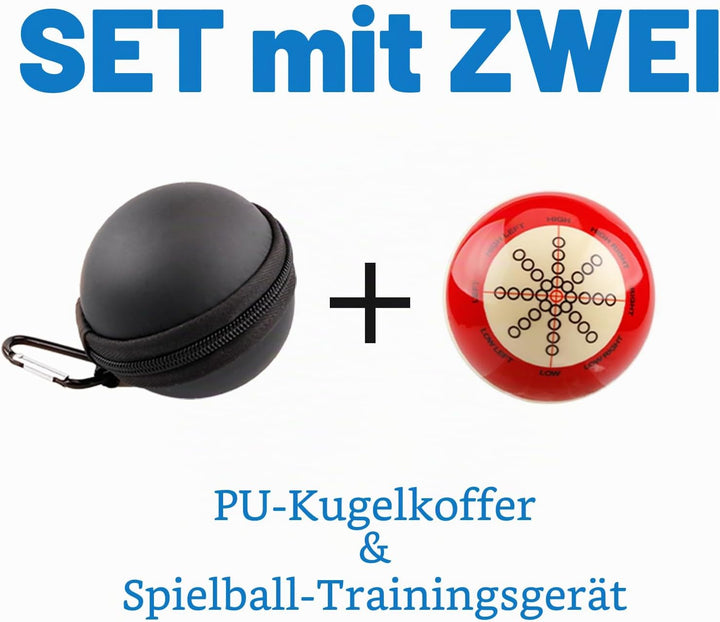 Billards Cue Balls, 57,2 mm Harz Billard Kugeln Dot Spot Training Cue Ball Pool Standard Trainingsba