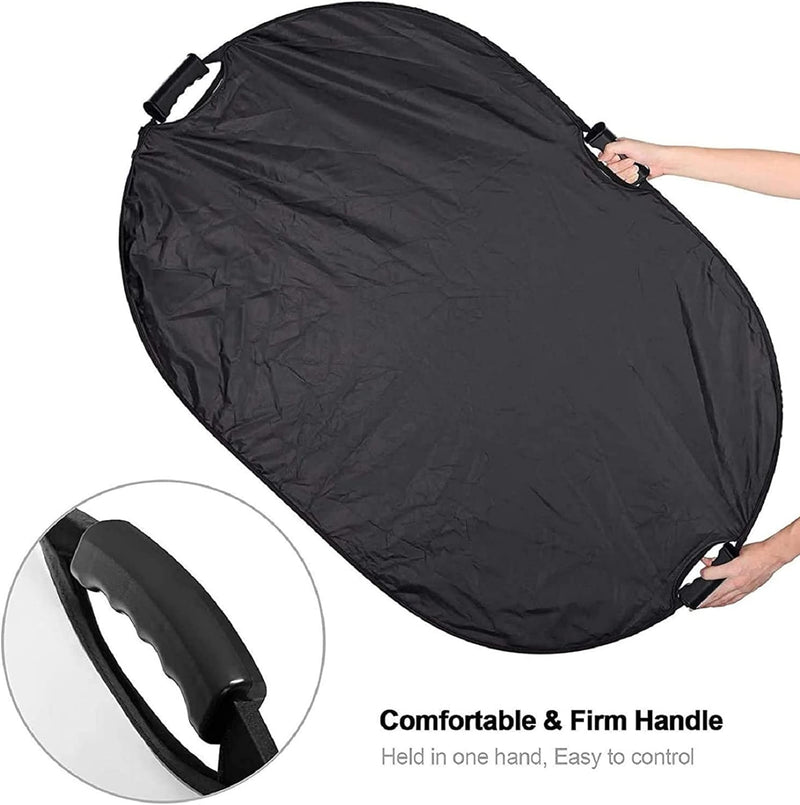 Selens 5-in-1 60x90cm Oval Reflektor Tragbarer Faltbarer für Fotografie Fotostudio Beleuchtung und A