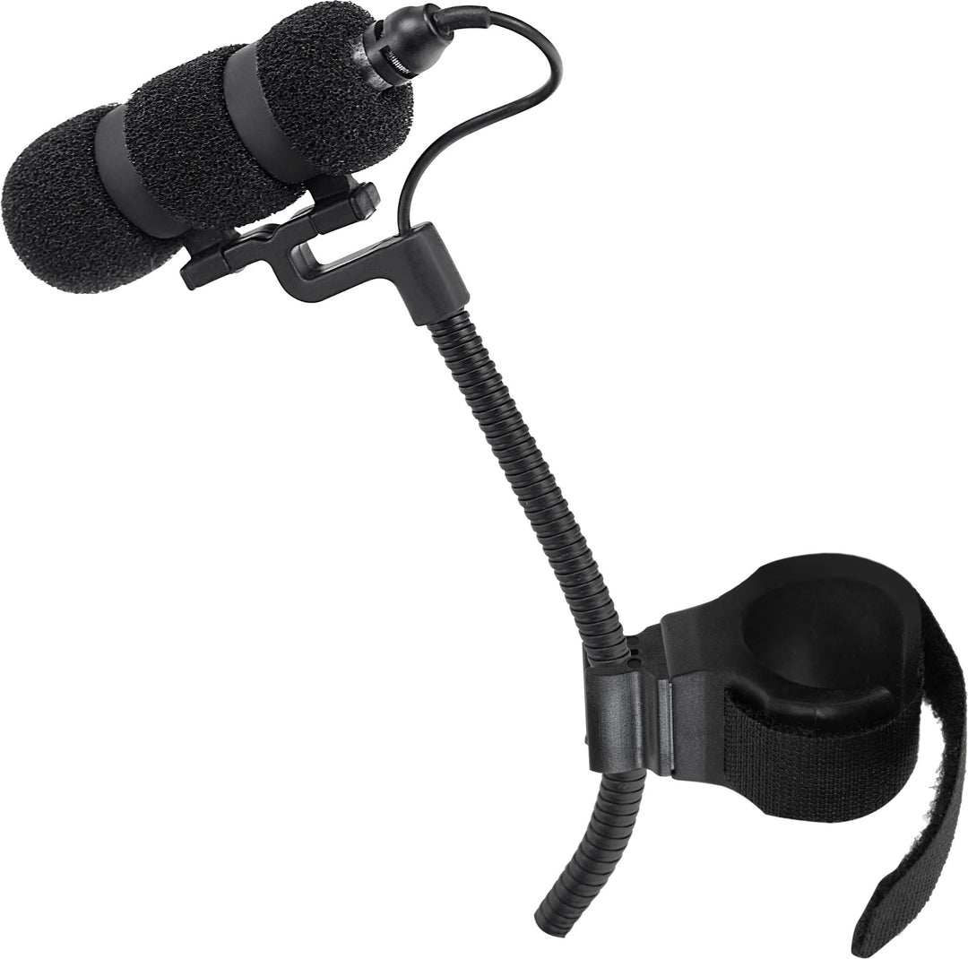 Pronomic Set MCM-100F Clipmikrofon mit Halter (Kondensator Mikrofon, Schwanenhals, Halter für Flöten
