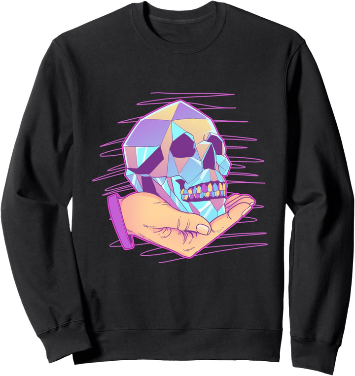 Kawaii Pastell Goth Kristalle Anime Sweatshirt