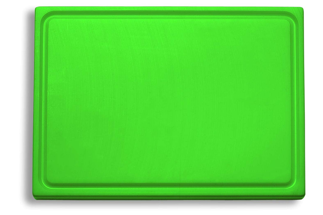 F. DICK Schneidbrett, Saftrille (Kunststoffschneidbrett, grün, 265x325x18 mm, beidseitig verwendbar,