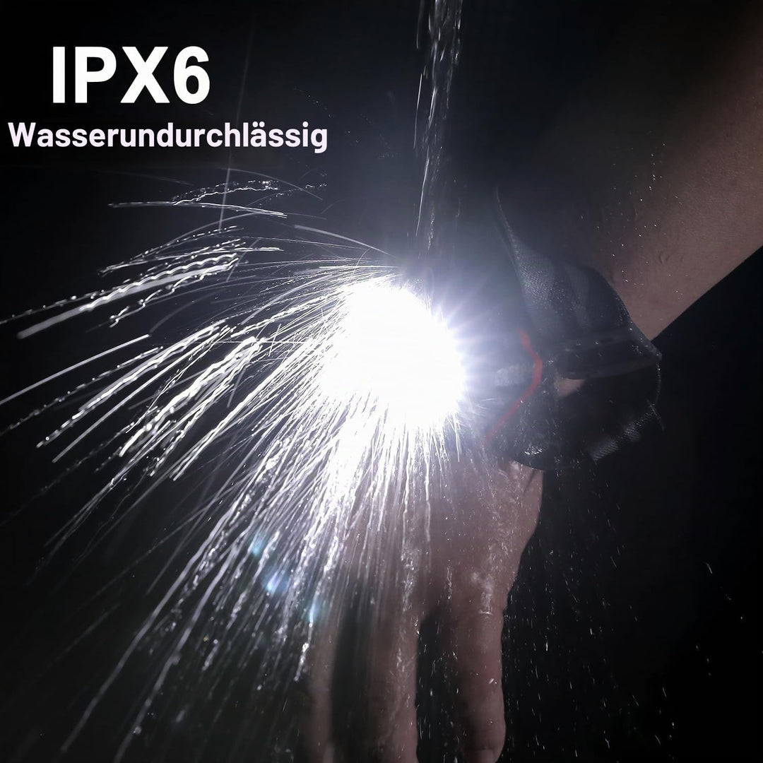 klarus HM1 440 Lumen wiederaufladbare Gestensensor Stirnlampe Kopflampe, 5 Modi 70 Stunden Laufzeit,