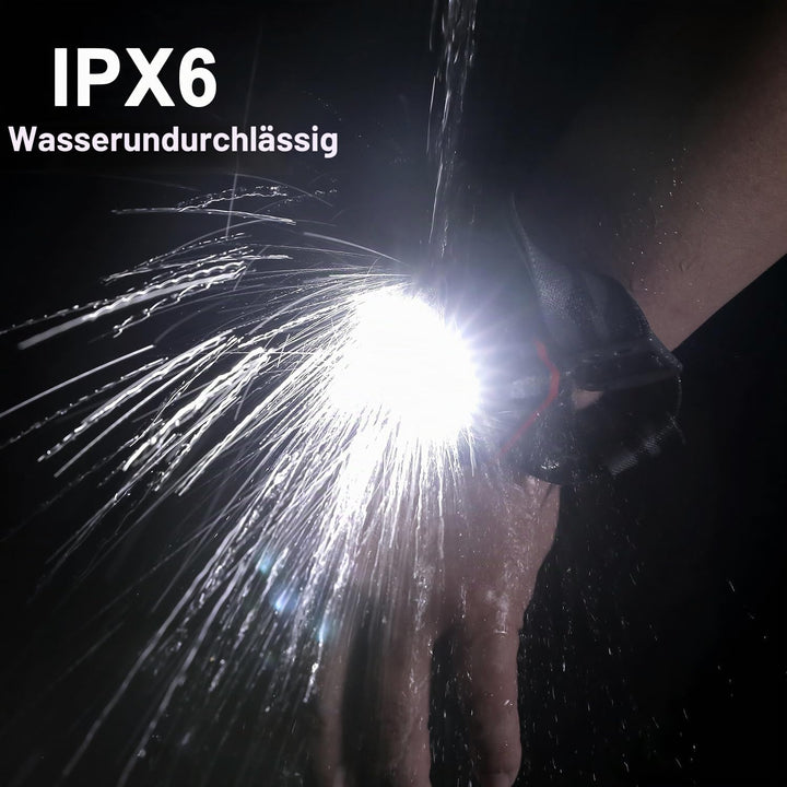 klarus HM1 440 Lumen wiederaufladbare Gestensensor Stirnlampe Kopflampe, 5 Modi 70 Stunden Laufzeit,