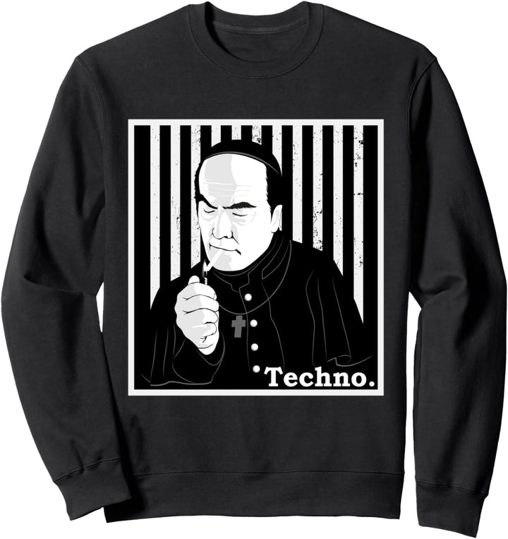 Techno Priester Techno, digga. techno Breakcore Cybergrind Sweatshirt