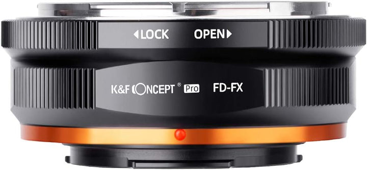 K&F Concept FD-FX Hochpräziser Objektivadapter，Kompatibel mit Canon FD FL-Objektiven bei Fujifilm FX