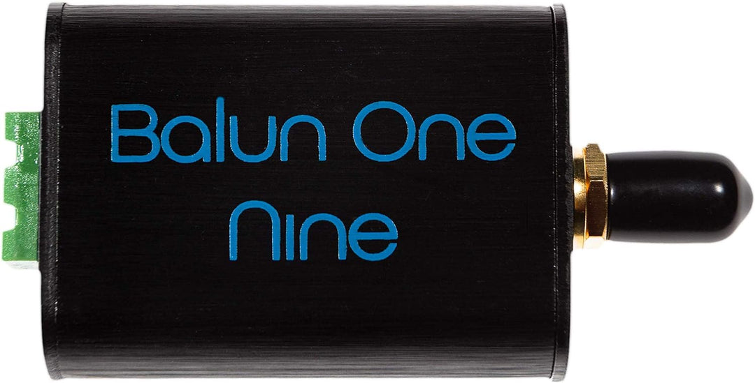NooElec Balun One Nine v2 - Klein 9:1 (1:9) Balun mit Eingangsschutz und Gehäuse für HF und Kurzwell