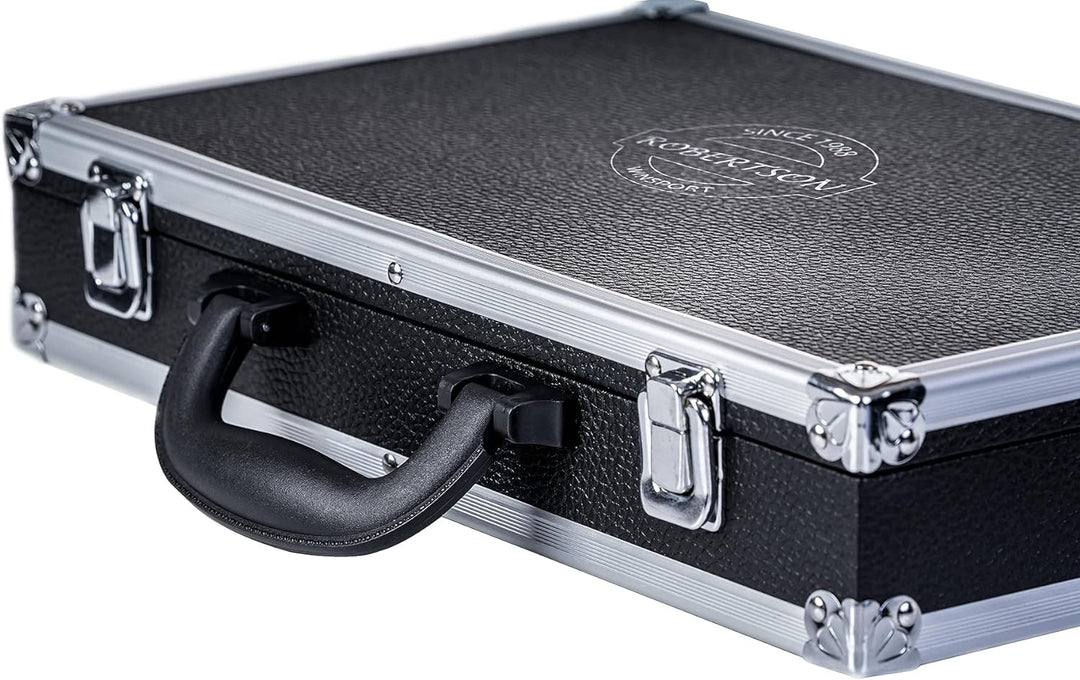 Robertson Kugelkoffer für 22 Snookerkugeln 52 mm, stabil, gepolstert, sicherer Transport
