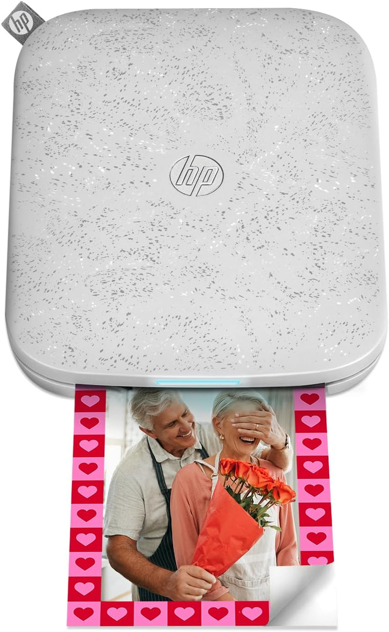 HP Sprocket 3x4" Sofortbilddrucker für Smartphones- Tragbarer, kabelloser Farbdrucker - Zink-Fotopap