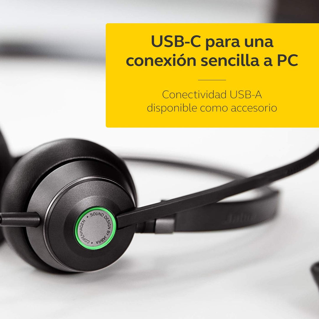 Jabra Engage 50 On-Ear Mono Headset - Microsoft-zertifizierter, digitaler Kopfhörer mit Kabel - pass