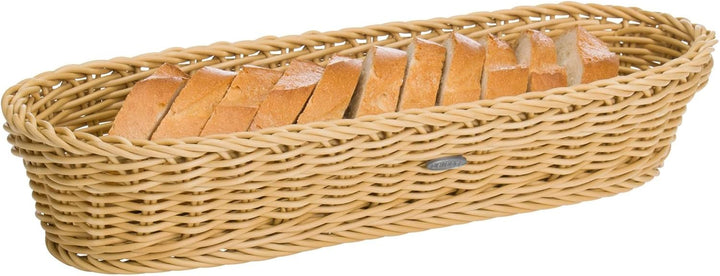 Westmark Mehrzweck-/Baguettekorb, geeignet für Hotel und Gastronomie, Oval, ca. 40 x 16 x8 cm, Synth