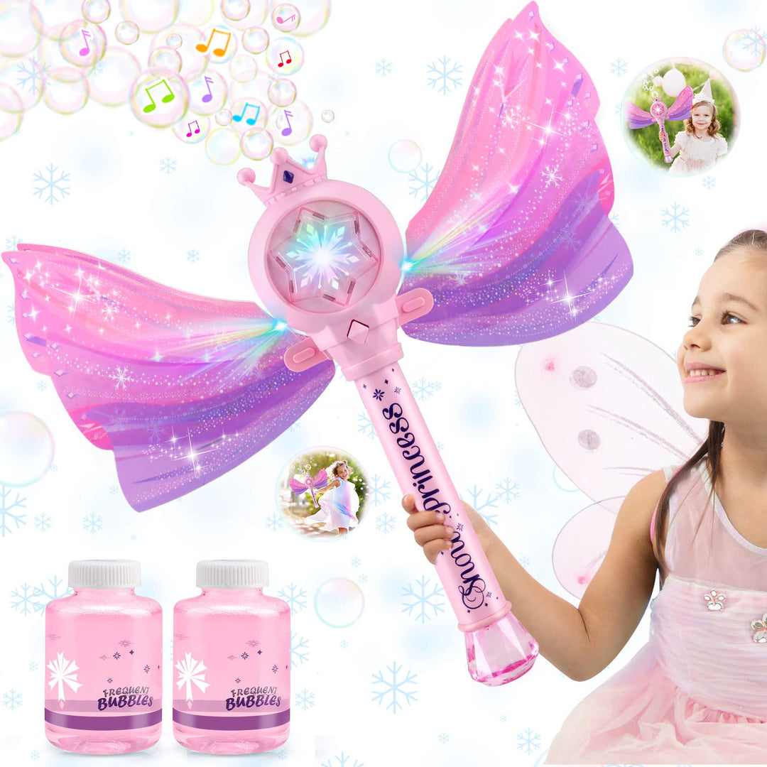 Spielzeug 3-8 Jahre Kinder: Seifenblasenmaschine Spielzeug für Mädchen Geschenke ab 3 4 5 6 7 8 Kind