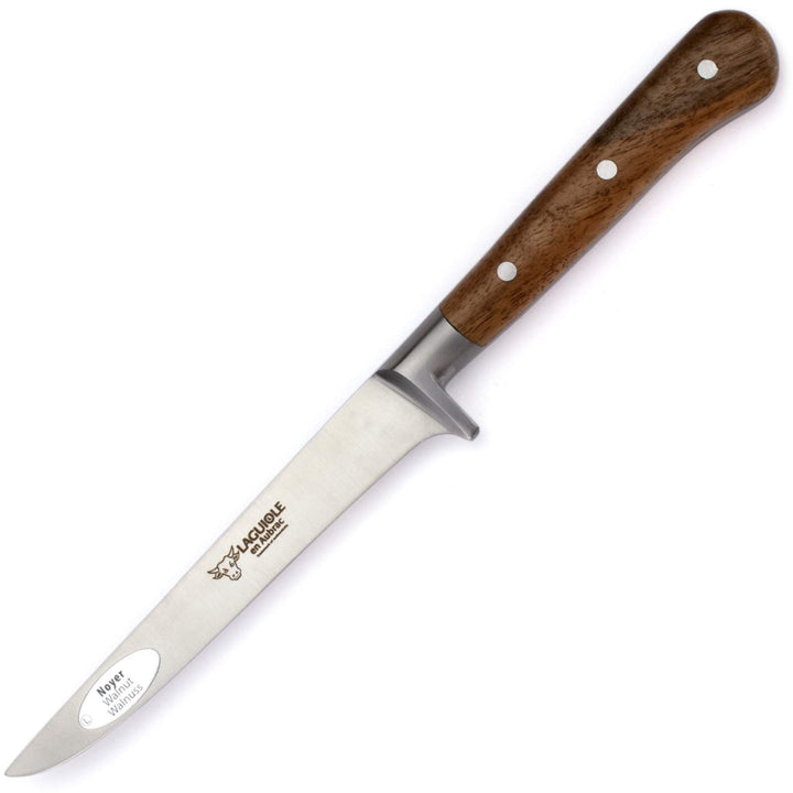 Laguiole en Aubrac Entbeinmesser Ausbeinmesser - Klinge 13 cm - Griff Walnussholz Nussbaum - Geschmi