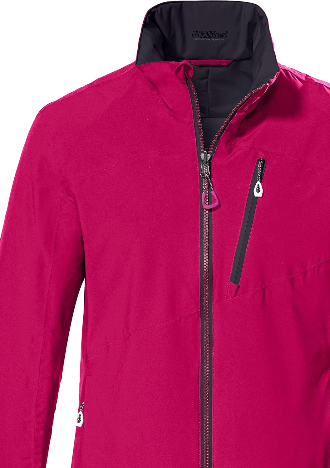 Killtec Damen Kow 100 Wmn Jckt Softshelljacke/Wendejacke, packbar 34 dunkelorchidee, 34 dunkelorchid