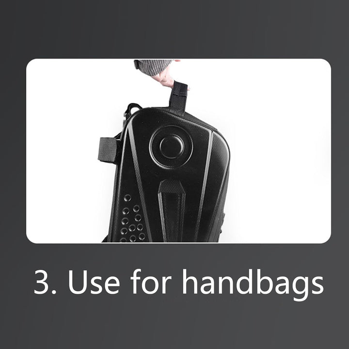 Fahrrad-Gepäckträgertasche, wasserdicht, reflektierender Gurt inklusive, 8,6 l schwarzer Organizer,