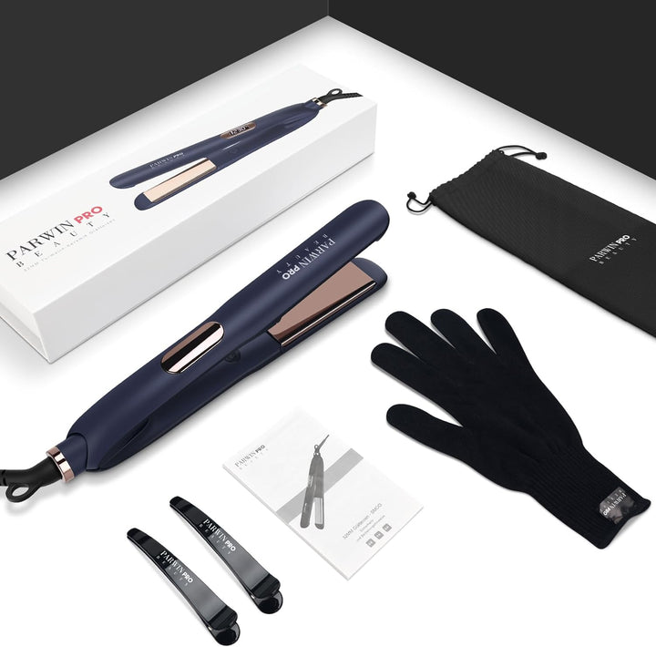 32 MM Glätteisen Locken und Glätten PARWIN PRO BEAUTY Haarglätter, Nano-Titan-Beschichtung Glätteise