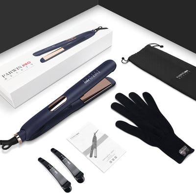 32 MM Glätteisen Locken und Glätten PARWIN PRO BEAUTY Haarglätter, Nano-Titan-Beschichtung Glätteise
