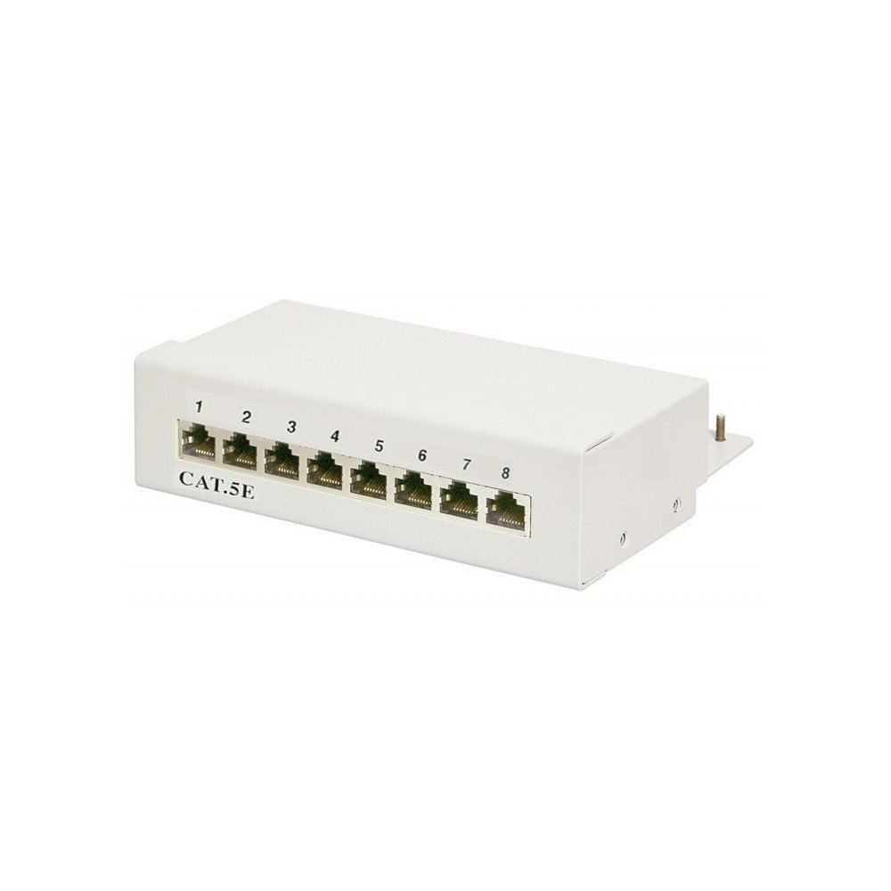 Patchpanel 8 Port Cat. 5e STP
